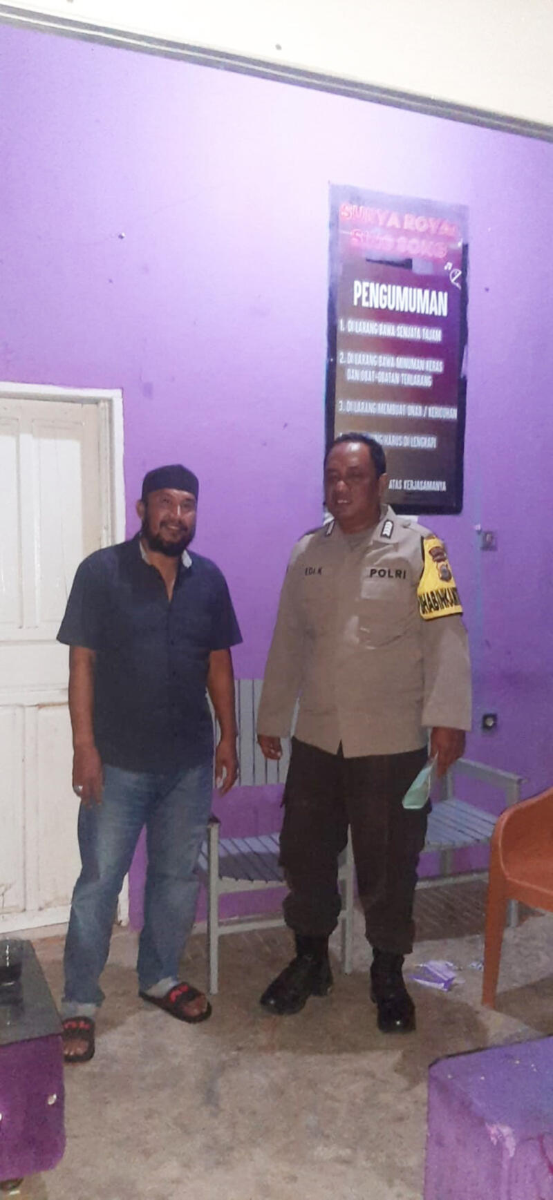 Bhabinkamtibmas-Lurah Adakan Sambang