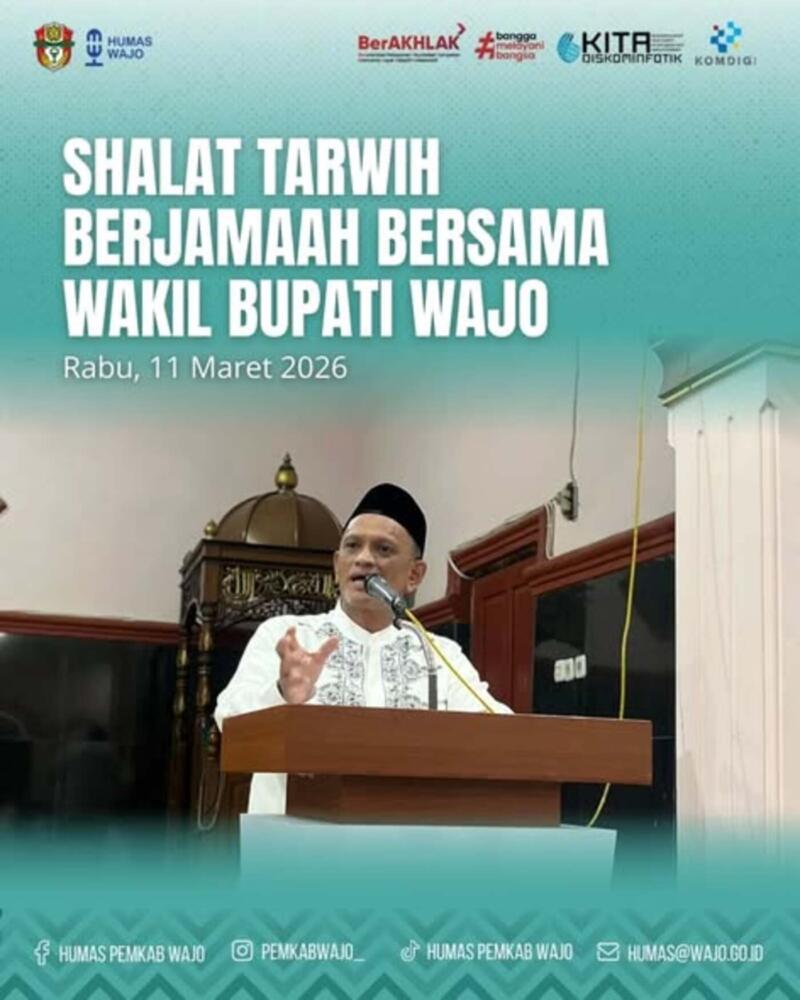 Wabup DBR Road Show Salat Tarwih