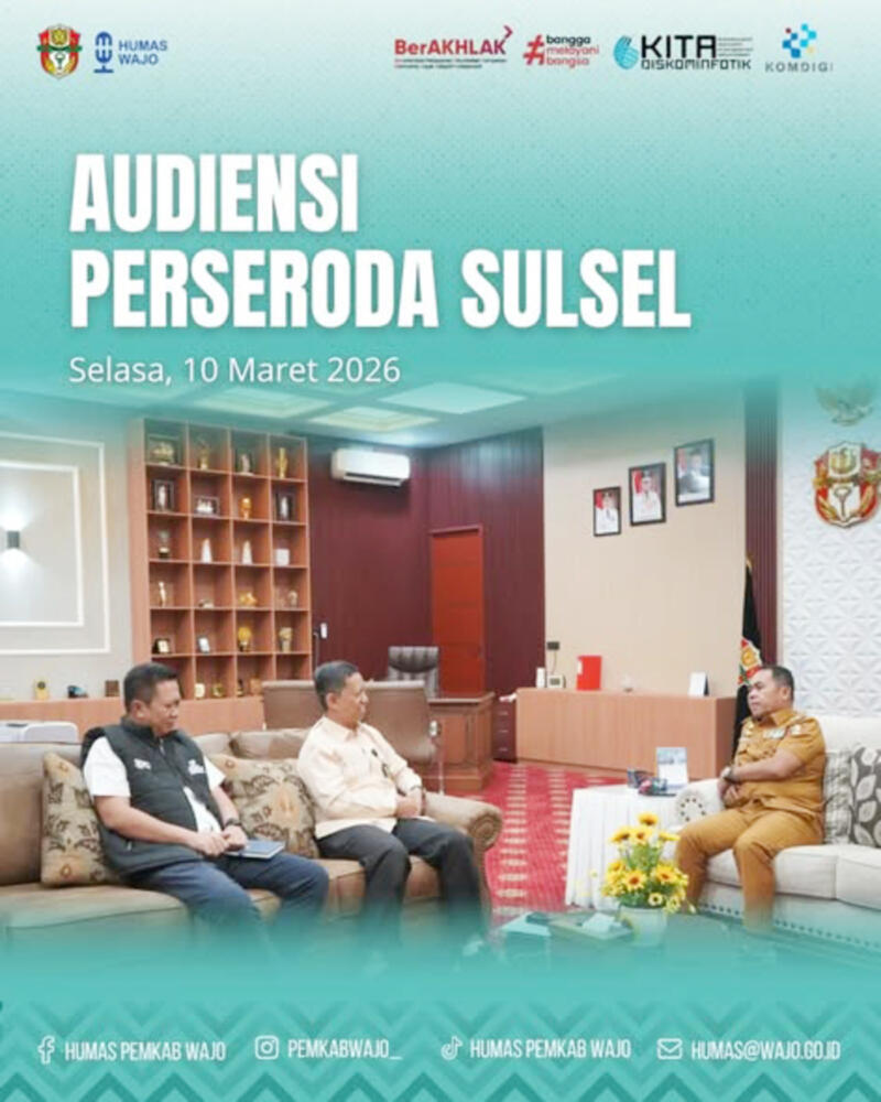 Bupati Andi Rosman Terima Audiensi Perseroda Sulsel