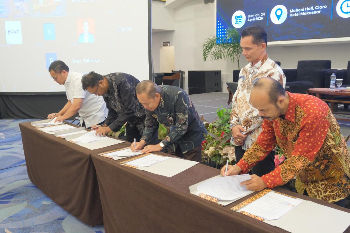 Polimarim AMI Makassar Jalin Kerja Sama dengan Empat Perguruan Tinggi Maritim di Indonesia