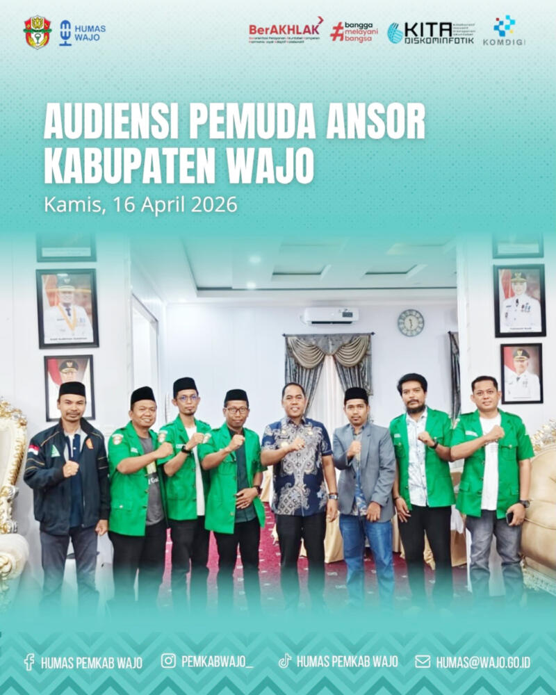 Bupati Wajo Temui Pemuda Ansor