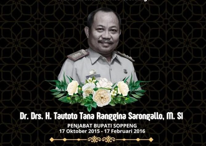 Pamong Senior Tautoto Berpulang ke Rahmatullah