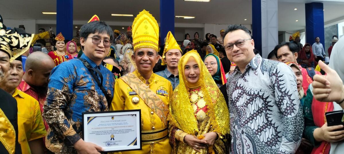 Taat Bayar Pajak, BTIIG Raih Penghargaan Gubernur di HUT ke-62 Sulteng