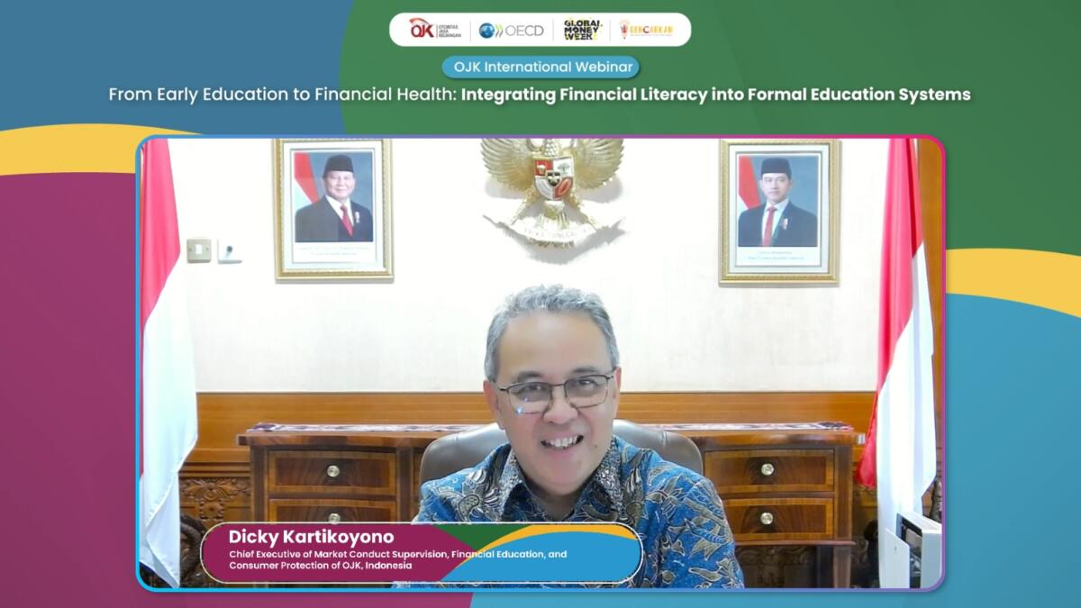 OJK Dorong Penguatan Literasi Keuangan Lewat Pendidikan Formal di Webinar Internasional GMW 2026