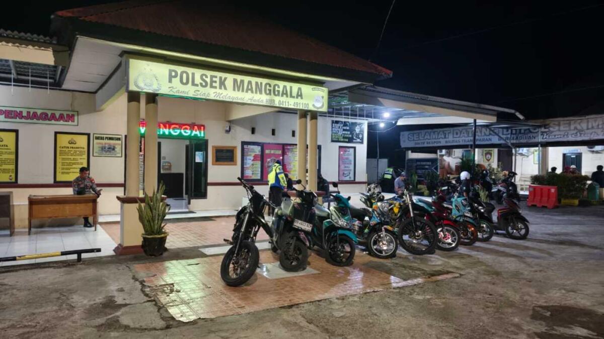 Operasi Cipkon, Polisi Amankan Sembilan Motor Knalpot Bising