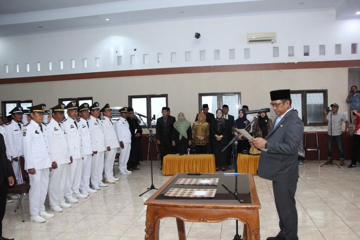 Bupati Luwu Lantik Sejumlah Pejabat