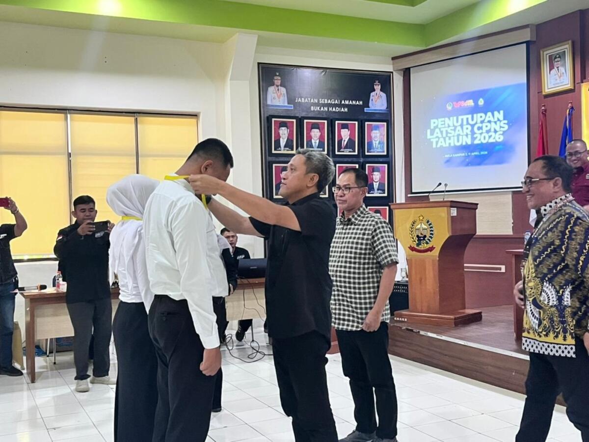 Bupati Jeneponto Tutup Latsar CPNS Angkatan XII Tahun 2026