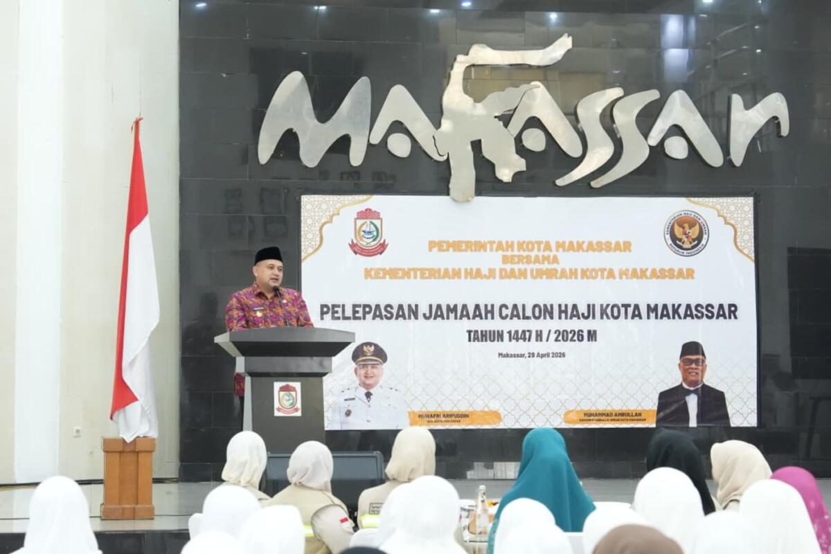 Lepas 331 JCH Makassar,Wali Kota: Bukan Perjalanan Santai