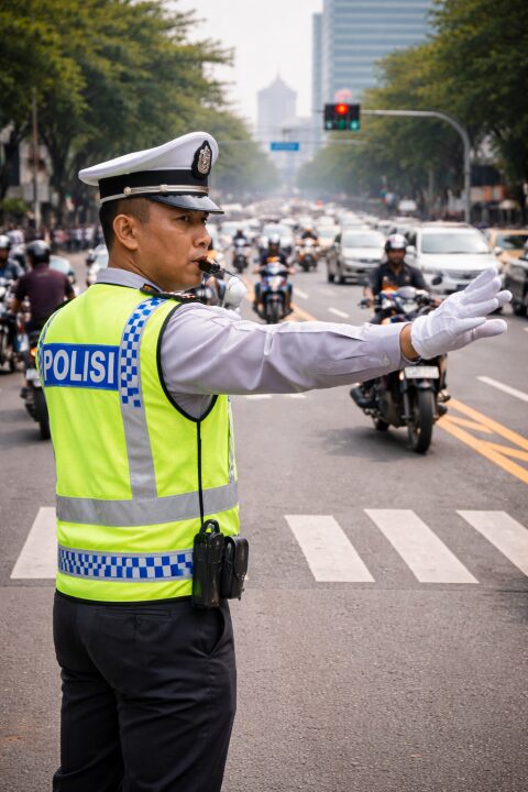 Satlantas Amankan Kegiatan Keagamaan: Rasa Aman Terjaga