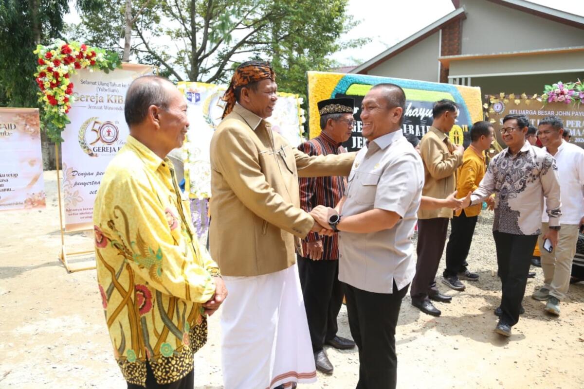 Gereja Kibaid Wawondula Rayakan HUT Emas ke-50 di Luwu Timur
