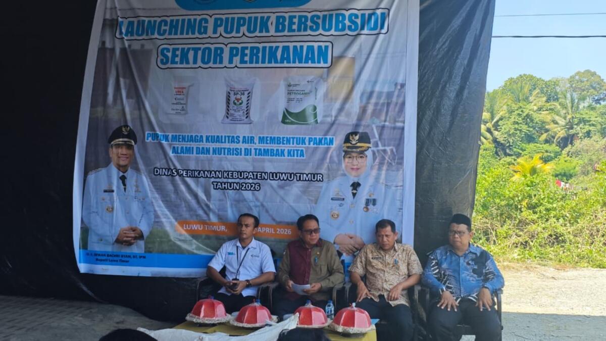 1.163 Pupuk Subsidi Disalurkan ke Petambak