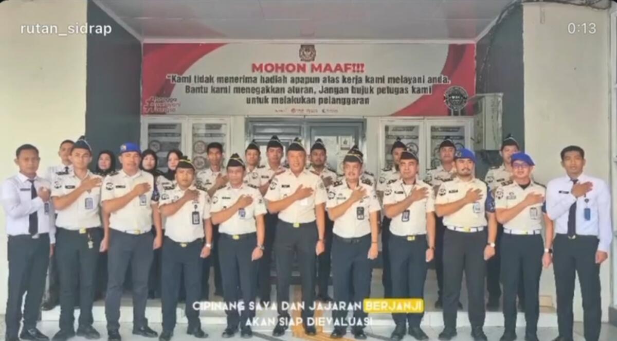 Rutan Sidrap Ikrar Bersih Narkoba