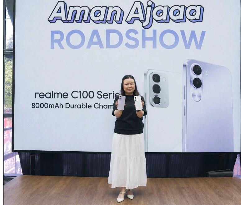 Realme C100 Sasar Pasar Anak Muda Sambangi Makassar untuk ‘Hidup Aman Ajaaa’