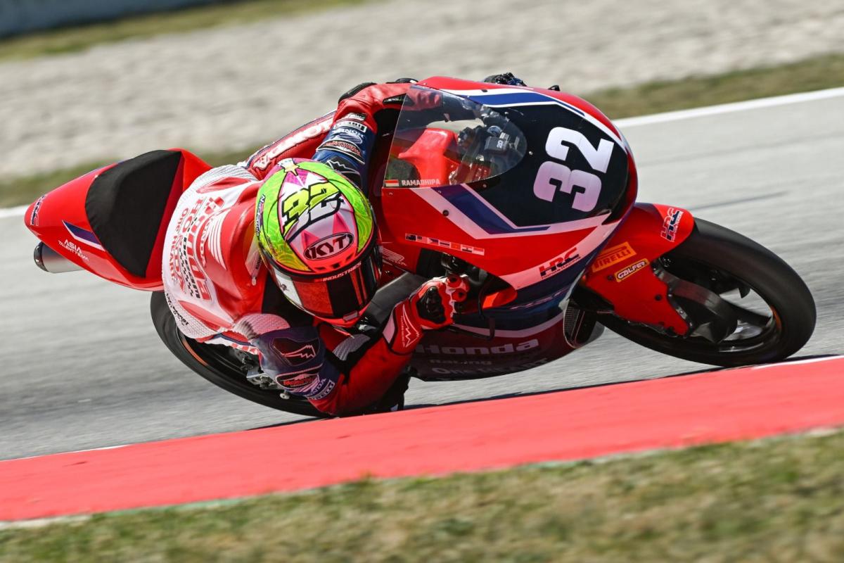 Ramadhipa Impresif, Melesat Raih Podium Perdana di Moto3 Junior Barcelona