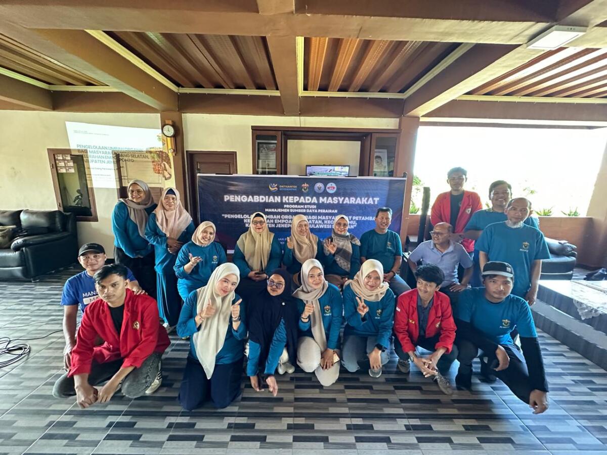 Cegah Pencemaran Tambak, Prodi MSP Unhas Edukasi Warga Jeneponto Ubah Limbah Organik Jadi Pupuk dan Pakan