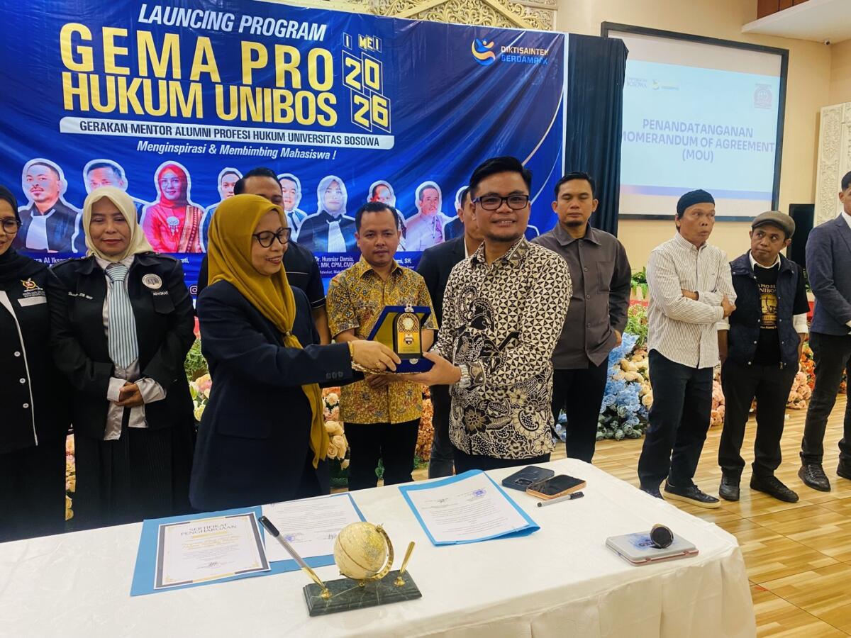 Gema Pro Hukum Unibos Diluncurkan, Cetak Generasi Advokat Unggul