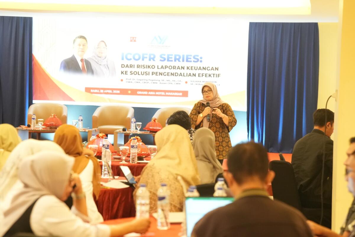 Direktur Keuangan PT Semen Tonasa Jadi Pembicara pada ICOFR Series