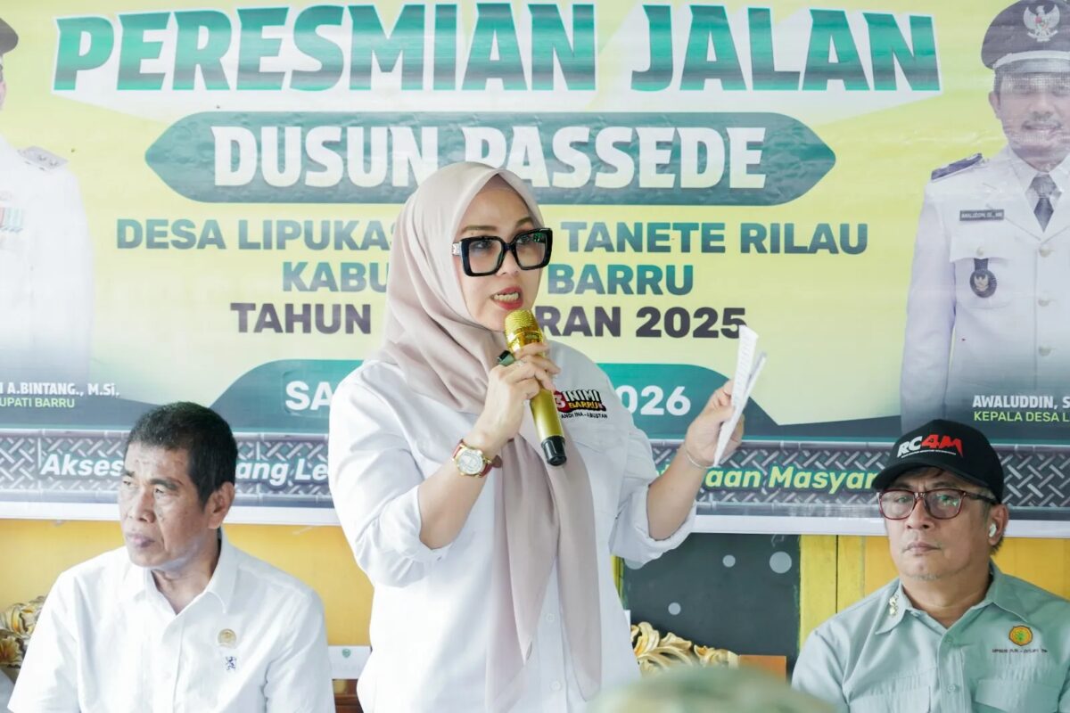 Jalan Rabat Beton Diresmikan Penggunaanya