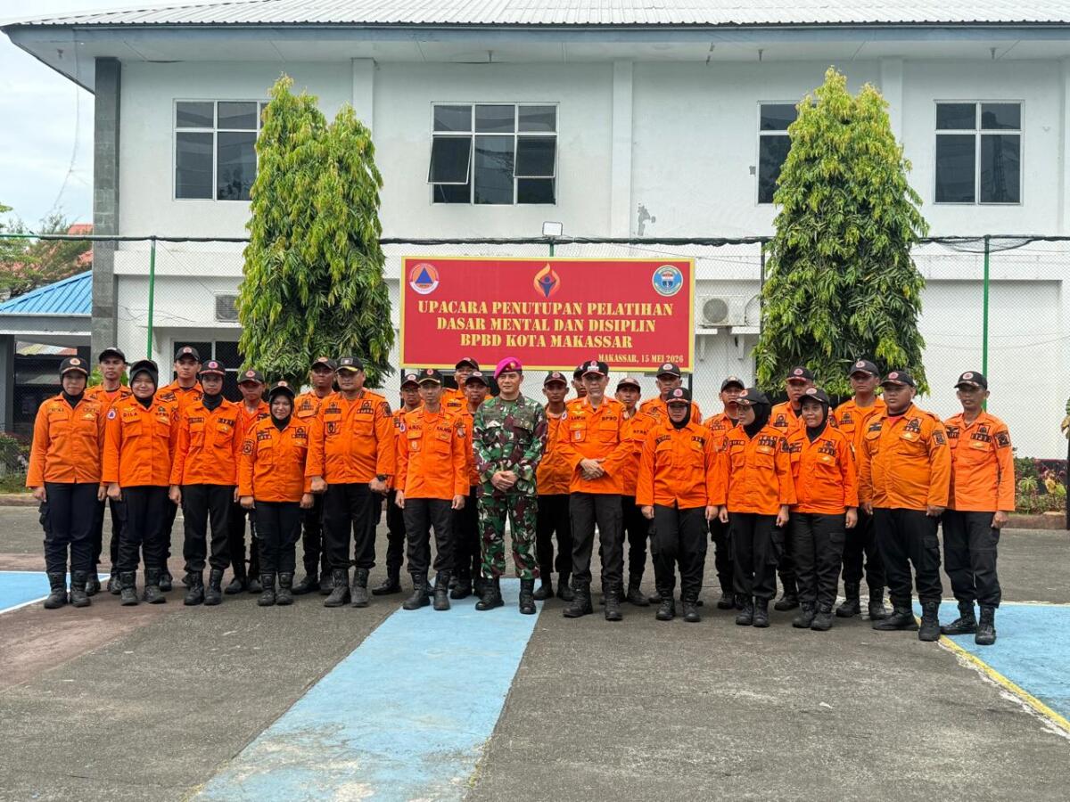 Mental Petarung Marinir Disuntik ke BPBD Makassar, Siap Jadi Garda Penyelamat Kota