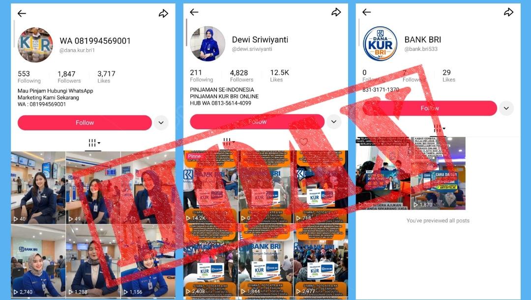Masyarakat Wajib Waspada Modus Penipuan, BRI Tegaskan Pengajuan KUR Tidak Ditawarkan Secara Online