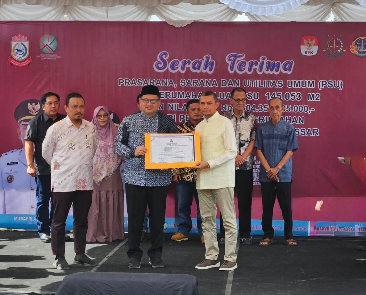GMTD Serahkan PSU kepada Pemerintah Kota Makassar