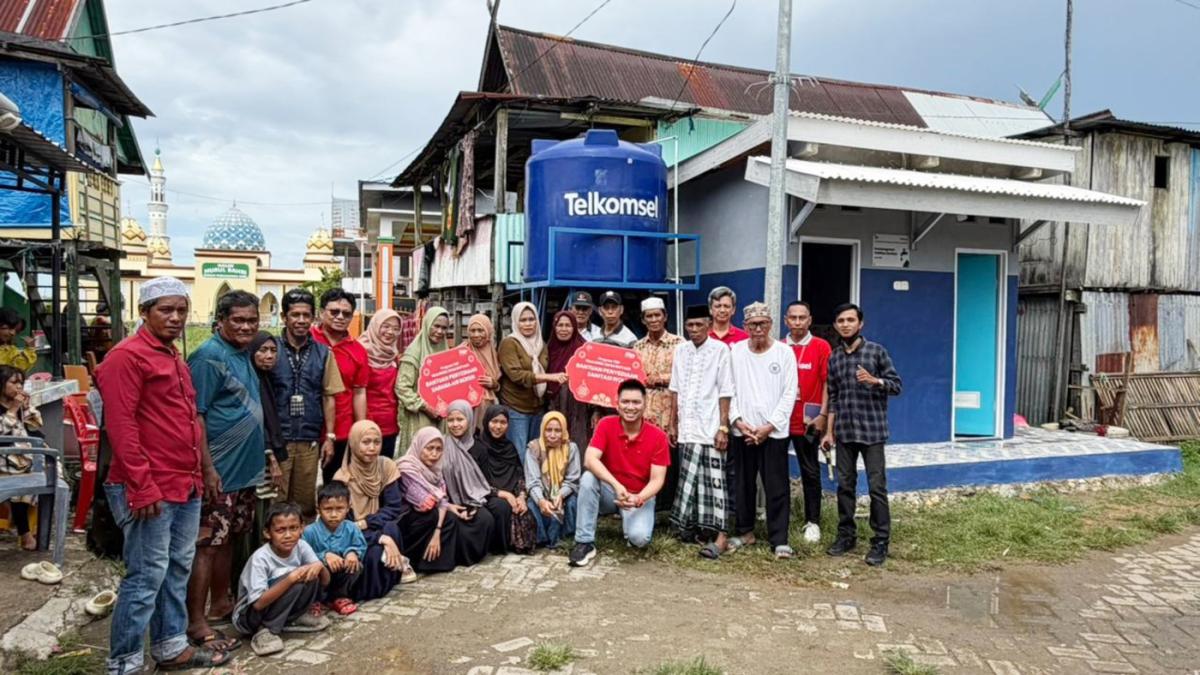Telkomsel Hadirkan CSR Fasilitas Sanitasi di Maros