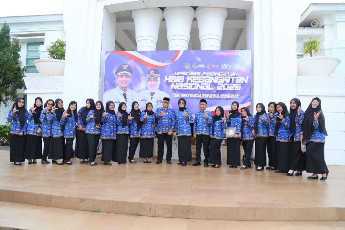 Asisten Administrasi Irup Harkitnas di Kantor Bupati