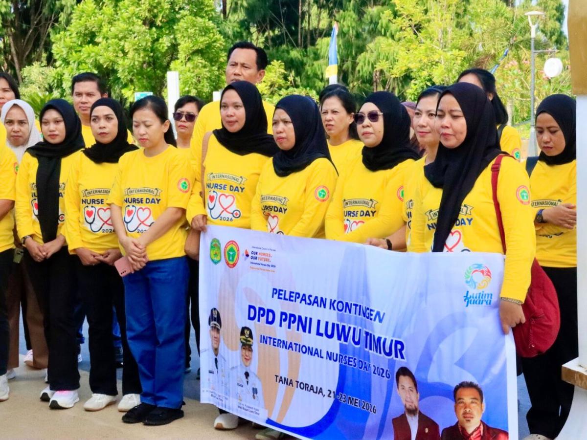 Irwan Lepas Kontingen PPNI Lutim