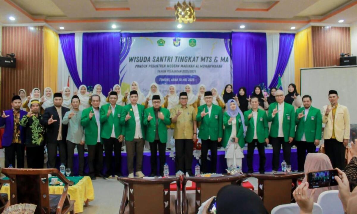 Sekkab Hadiri Perpisahaan MTs-MA Ponpes UMI