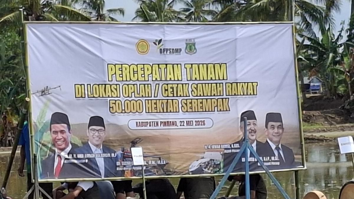 Sekkab Kawal Gerakan Tanam Serempak 50 Ribu Hektar