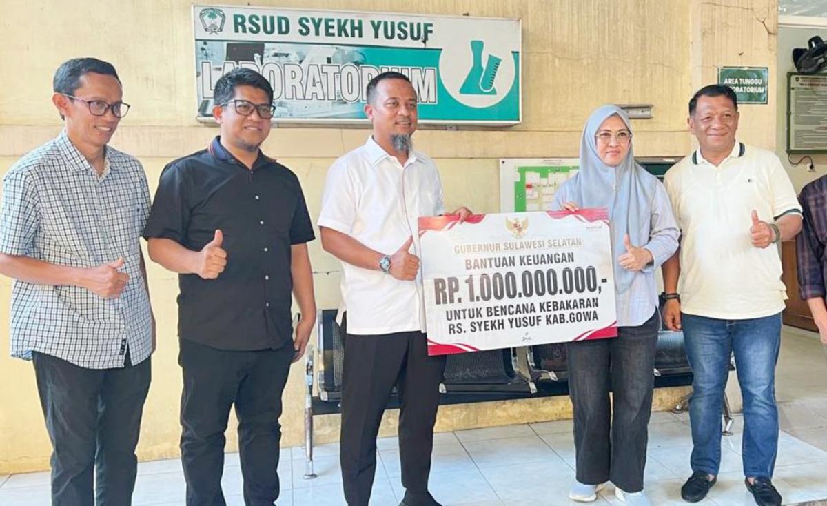 Gubernur Sulsel Langsung Kucurkan Bantuan Recovery Rp1 Miliar