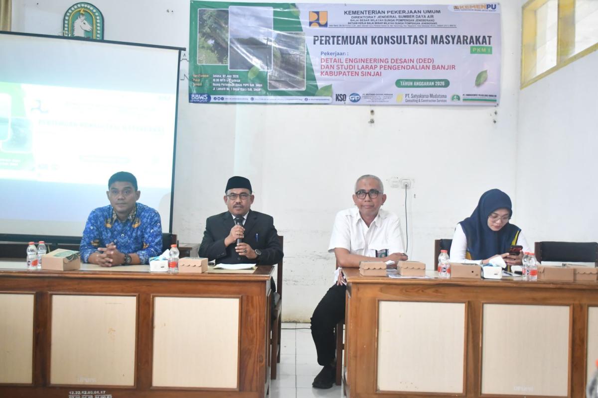 Pemkab Sinjai dan BBWS Pompengan Jeneberang Bahas Perencanaan Embung Pengendali Banjir