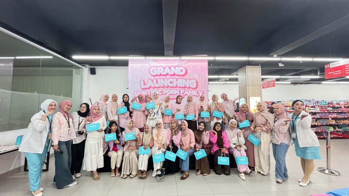Belajar Skincare Sambil Kenalan dengan PDRN Spray, Citra Cosmetic dan Skintific Diserbu Beauty Enthusiast Makassar