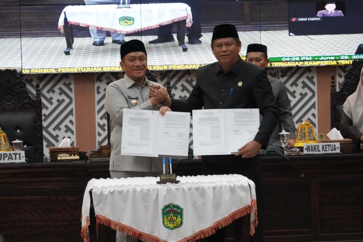 Ranperda APBD 2025 Diserahken ke DPRD
